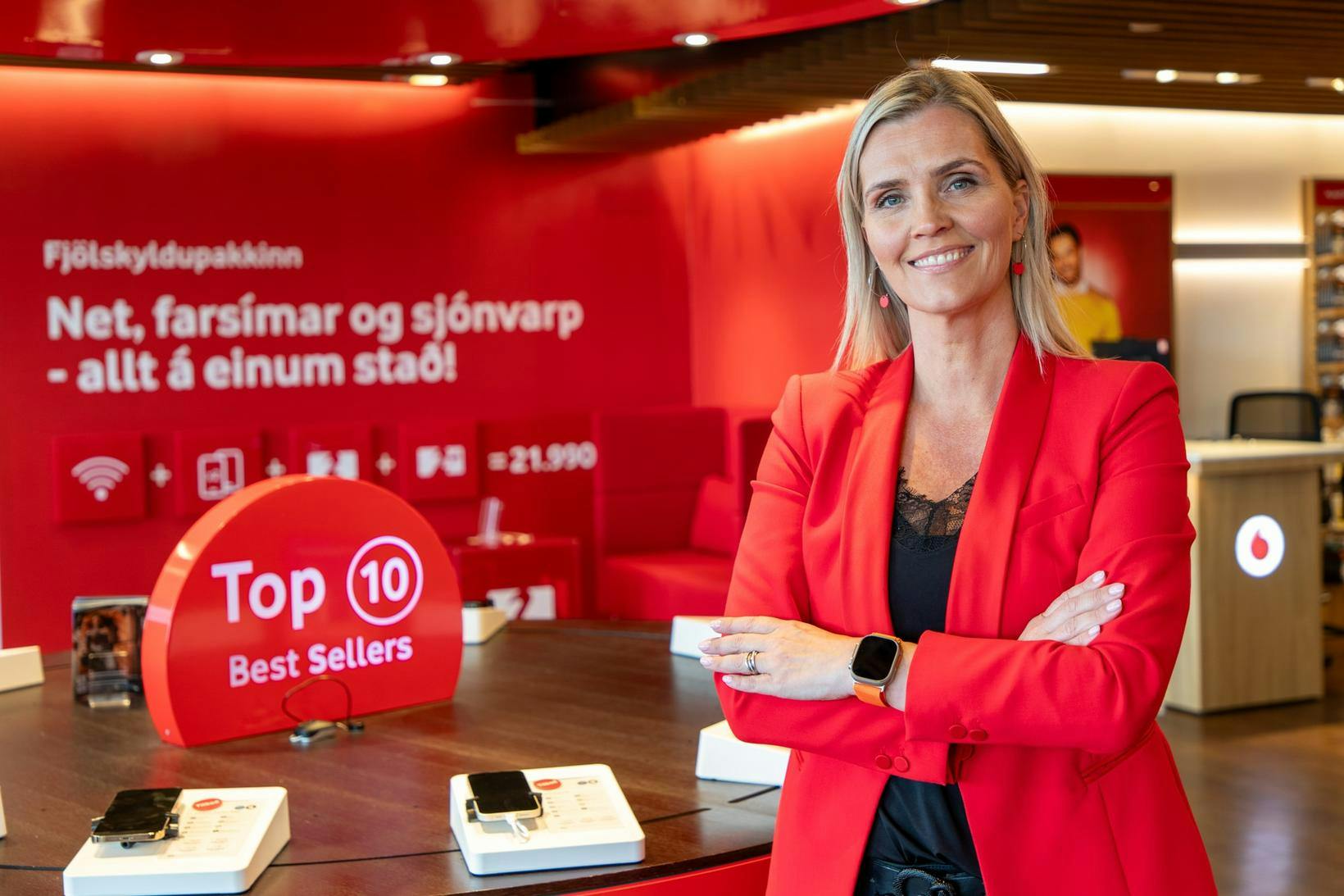 5G skilar stórbættum gæðum fjarskipta á Íslandi-Sesselía - Vodafone-img